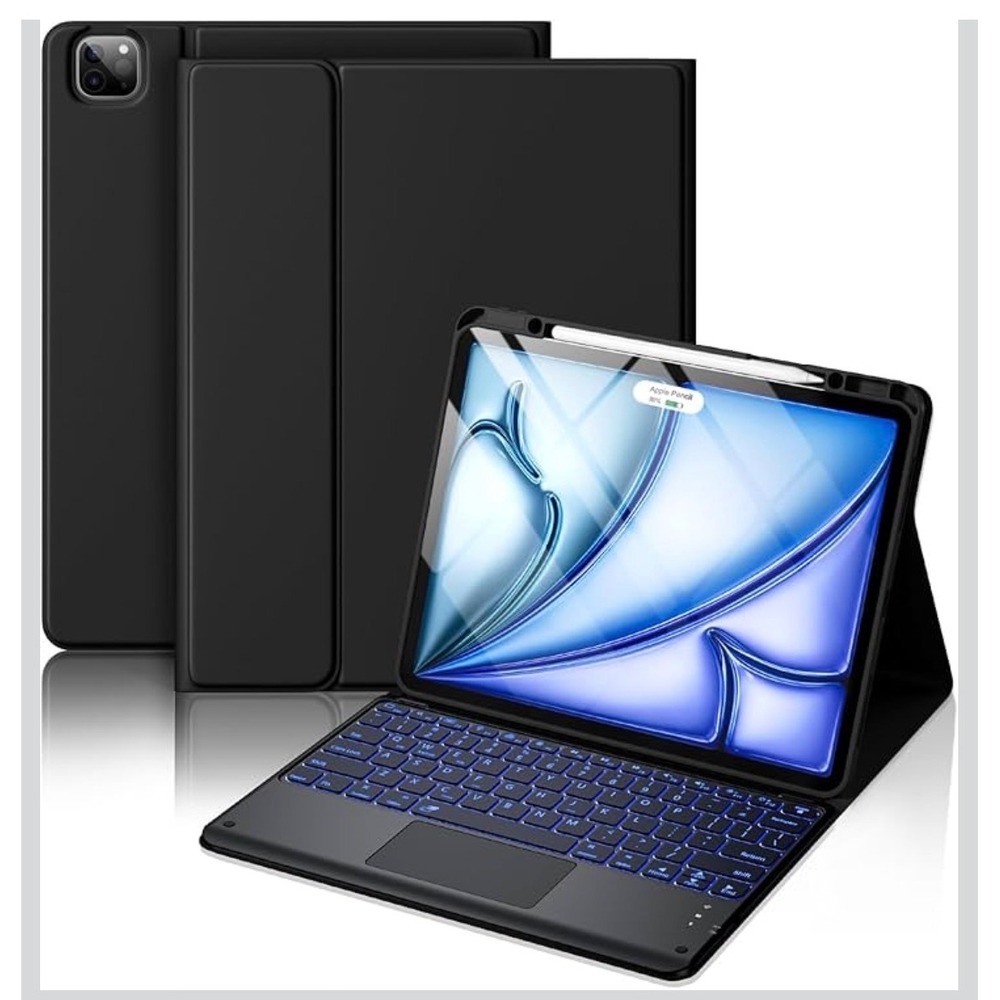 Smart Keyboard Case for iPad Air 13-inch & iPad Pro‎ 12.9-inch Black